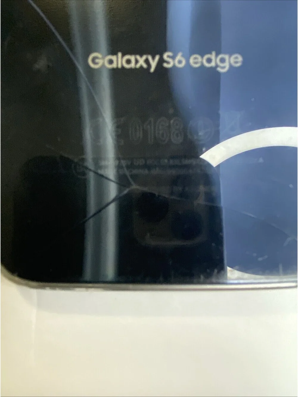 Samsung Galaxy S6 Edge 64 GB Black Sapphire - Unknown Carrier, Damaged, Untested